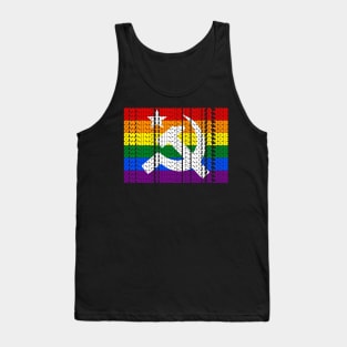 Owning things is not a job (Pride flag) Tank Top